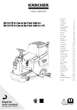 Предварительный просмотр 1 страницы Kärcher BD 50/70 R Classic Bp Pack 80Ah Li Manual