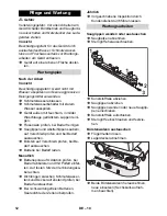 Preview for 12 page of Kärcher BD 530 XL BAT User Manual