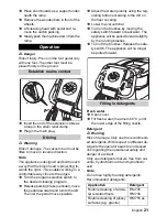 Предварительный просмотр 21 страницы Kärcher BD 55/60 W Ep Instructions Manual