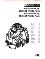 Kärcher BD 60/95 RS Bp Operating Instructions Manual предпросмотр