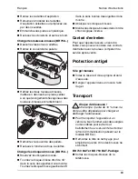 Preview for 63 page of Kärcher BD 750 BAT Operating Instructions Manual