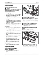 Preview for 282 page of Kärcher BD 750 BAT Operating Instructions Manual