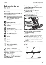 Предварительный просмотр 29 страницы Kärcher BD Trike BAT Manual