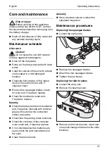 Предварительный просмотр 37 страницы Kärcher BD Trike BAT Manual