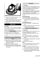 Preview for 13 page of Kärcher BDP 43/1500 C Bp Operating Instructions Manual