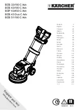 Предварительный просмотр 1 страницы Kärcher BDS 33/180 C Manual