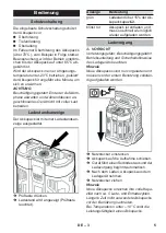 Preview for 5 page of Kärcher Bp 200 Adv Instructions Manual