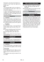 Preview for 12 page of Kärcher Bp 200 Adv Instructions Manual