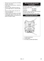 Preview for 45 page of Kärcher Bp 200 Adv Instructions Manual