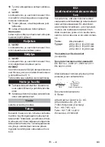 Preview for 63 page of Kärcher Bp 200 Adv Instructions Manual