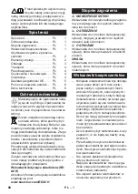 Preview for 98 page of Kärcher Bp 200 Adv Instructions Manual