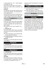 Preview for 107 page of Kärcher Bp 200 Adv Instructions Manual