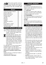 Preview for 87 page of Kärcher BP 200 Manual