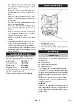 Preview for 115 page of Kärcher BP 200 Manual