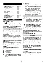 Preview for 5 page of Kärcher BPP 3000/42 Manual