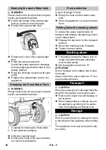 Предварительный просмотр 20 страницы Kärcher BR 35 Manual