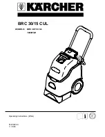 Предварительный просмотр 1 страницы Kärcher BRC 30 CUL Operating Instructions Manual