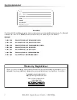 Preview for 2 page of Kärcher Chariot 3 - CV 86/1 RS Bp Manual