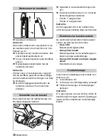 Предварительный просмотр 36 страницы Kärcher CV 36/2 Manual