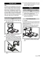 Предварительный просмотр 79 страницы Kärcher CV 36/2 Manual