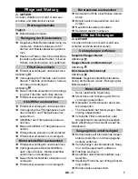 Предварительный просмотр 7 страницы Kärcher CV 38/2 Operating Manual