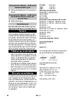 Preview for 54 page of Kärcher CV 38/2 Operating Manual