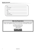 Предварительный просмотр 2 страницы Kärcher CV 380 Operating Instructions Manual