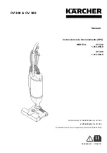 Предварительный просмотр 15 страницы Kärcher CV 380 Operating Instructions Manual