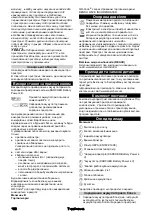 Предварительный просмотр 100 страницы Kärcher CVH 2-4 Original Instructions And Safety Instructions