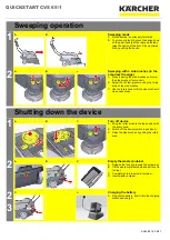 Preview for 2 page of Kärcher CVS 65/1 Quick Start