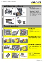 Preview for 3 page of Kärcher CVS 65/1 Quick Start