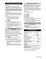 Предварительный просмотр 111 страницы Kärcher DS 5600 Mediclean Manual