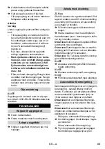 Preview for 89 page of Kärcher Flex VCE 35 L AC Manual