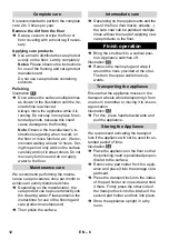 Preview for 12 page of Kärcher FP 303 Manual