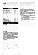 Preview for 8 page of Kärcher FRV 30 ME Manual