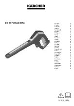 Kärcher G 180 Q Full Control Plus Manual preview