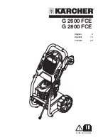 Preview for 1 page of Kärcher G 2600 FCE Operator'S Manual