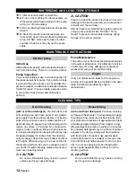 Preview for 12 page of Kärcher G 2600 VH Operator'S Manual