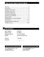 Preview for 2 page of Kärcher G 2650 HH Operator'S Manual