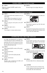 Preview for 12 page of Kärcher G 2900 E Operator'S Manual