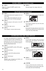 Предварительный просмотр 12 страницы Kärcher G 2900 E Operator'S Manual