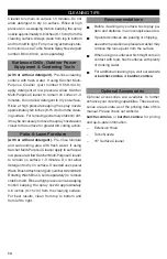 Preview for 14 page of Kärcher G 2900 E Operator'S Manual
