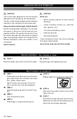 Preview for 10 page of Kärcher G 2900 X Operator'S Manual