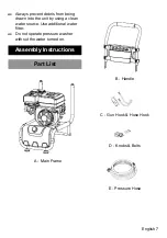 Предварительный просмотр 7 страницы Kärcher G 3000 Operator'S Manual