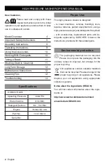 Preview for 2 page of Kärcher G 3050 OH Operator'S Manual