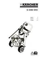 Preview for 1 page of Kärcher G 3050 OHC Operator'S Manual