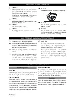 Preview for 10 page of Kärcher G 3050 OHC Operator'S Manual