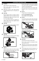 Предварительный просмотр 8 страницы Kärcher G 3200 XC Manual