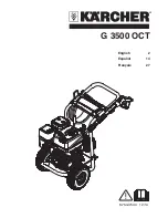 Предварительный просмотр 1 страницы Kärcher G 3500 OCT Operator'S Manual