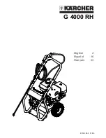 Kärcher G 4000 RH Operator'S Manual preview